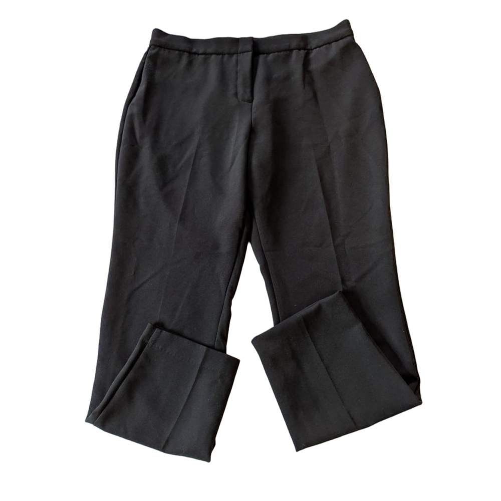 Women's INVESTMENTS Black Trousers Size 16 Pants Minimalist Business
